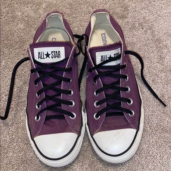 mens purple converse shoes